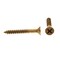 Prime-Line Wood Screw, Flat Head, Phillips Drive No. 8 X 1-1/4in Solid Brass 100PK 9035187 - alternate 3